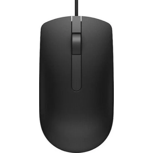 Dell MS116 Ενσύρματο Ποντίκι Μαύρο