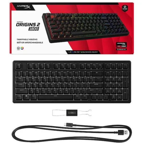 HyperX Origins 2 1800 keyboard Gaming USB Black