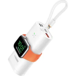 Charmast Powerbank Magsafe Wireless Apple Watch 10000mAh PD 20/QC18W White