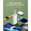Charmast Powerbank Magsafe Wireless Apple Watch 10000mAh PD 20/QC18W White