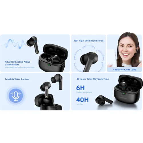 Riversong True Wireless Earbuds Utopia H5 Black