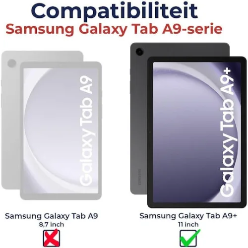 Samsung Book Cover Tab A9+ Black By Anymode