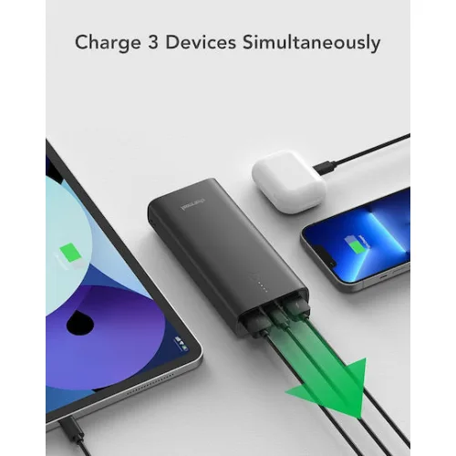 Charmast Powerbank Ultra-Compact 10000mAh PD 20W Black