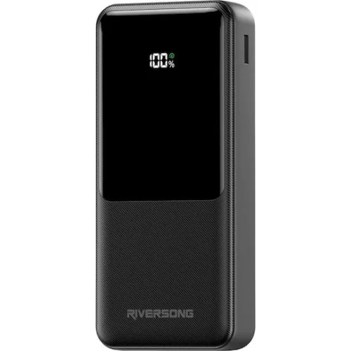 Riversong Horizon 20 Pro Power Bank 20000mAh 22.5W με Θύρα USB-A και Θύρα USB-C Μαύρο