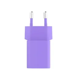 TTEC Φορτιστής GaN με Θύρα USB-C και Καλώδιο USB-C - USB-C 45W Power Delivery Neon Purple (SmartCharger)