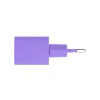 ttec SmartCharger GAN 45W PD Travel Fast Charger+ USB-C - USB-C 3A Cable Neon Purple (2SCG45CNMR) (TTEC2SCG45CNMR)