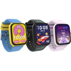 Kiddoboo 2.0 Smartwatch με Παλμογράφο (Μαύρο)