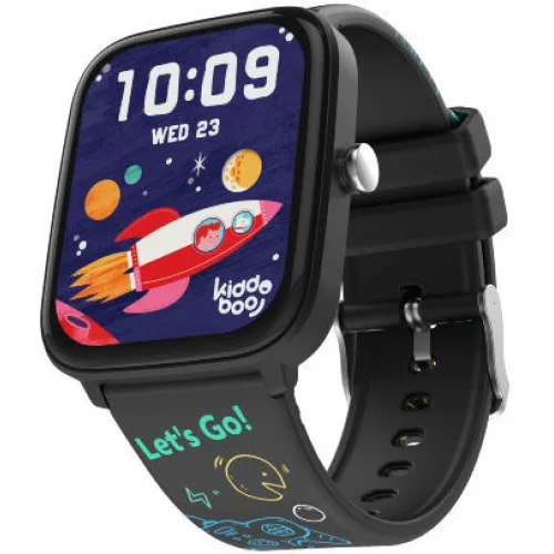 Kiddoboo 2.0 Smartwatch με Παλμογράφο (Μαύρο)