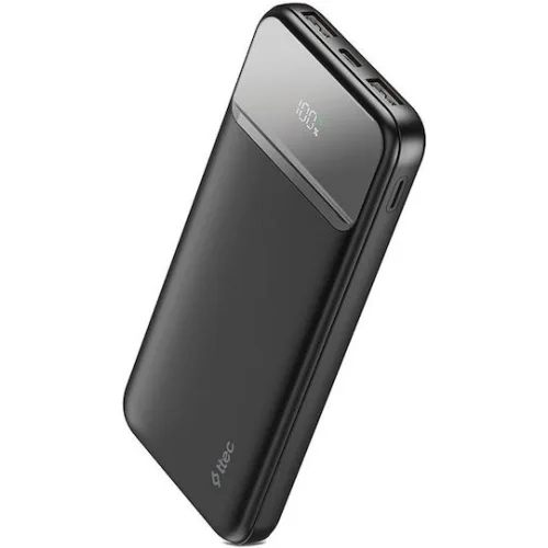 ttec ReCharger LCD 10.000mAh PD 20W Powerbank Black (2BB233S) (TTEC2BB233S)