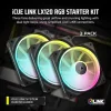 Corsair LX RGB Series iCUE LINK LX120 RGB 120mm RGB Fan Triple Fan Kit (CO-9051026-WW) (CORCO-9051026-WW)