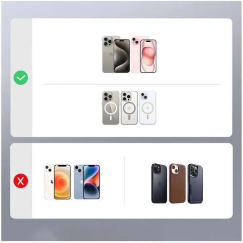 Ugreen Magnetic wallet with stand and holder function for iPhone MagSafe LP836 leather black (45166) (UGR45166)