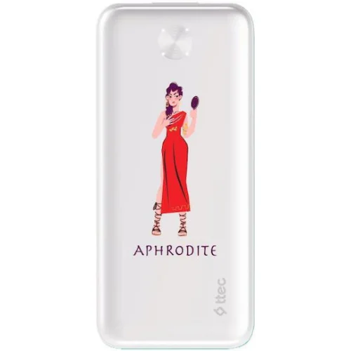 ttec ReCharger 10.000mAh Powerbank white (print) (2BB234B) (TTEC2BB234B)