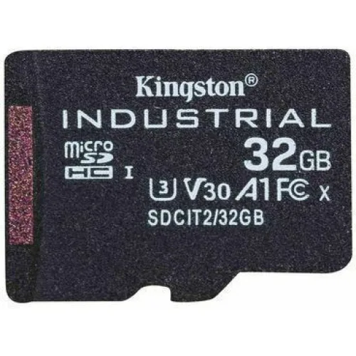 Kingston Industrial microSDHC 32GB U3 V30 A1 UHS-I 100MB/s με αντάπτορα