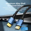 VENTION Cotton Braided 8K HDMI Male to Male Cable 5M Blue Aluminum Alloy Type (ALGLJ) (VENALGLJ)