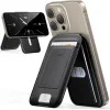 Ugreen Magnetic wallet with stand function for iPhone MagSafe LP836 leather black (45165) (UGR45165)