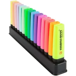 Stabilo Boss Deskset Μαρκαδόροι Υπογράμμισης 5mm Σετ 15 χρώματα