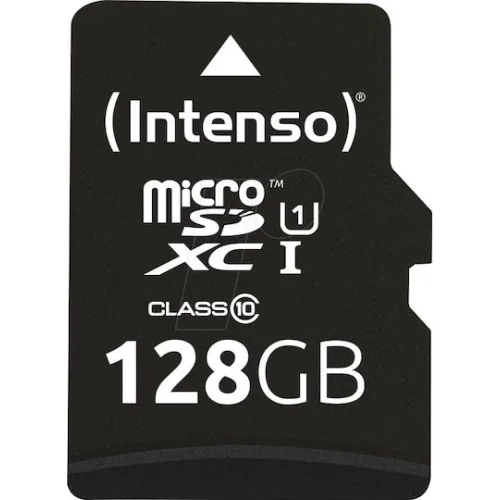 Intenso Class Performance microSDXC 128GB U1 UHS-I 90MB/s με αντάπτορα