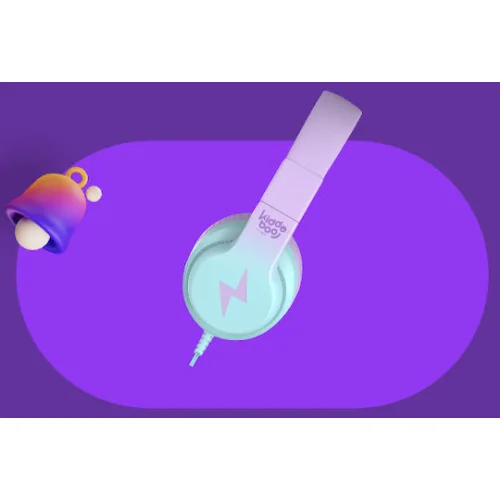 Kiddoboo P13 Ενσύρματα Παιδικά On Ear Ακουστικά Μωβ