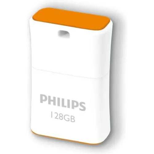 Philips Pico 128GB USB 2.0 Stick Πορτοκαλί