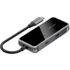 VENTION USB-C to HDMI/USB 3.0x3/SD/TF/PD Docking Station 0.15M Gray Mirrored Surface Type (TFMHB) (VENTFMHB)