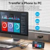 VENTION USB-C to HDMI/USB 3.0x3/SD/TF/PD Docking Station 0.15M Gray Mirrored Surface Type (TFMHB) (VENTFMHB)