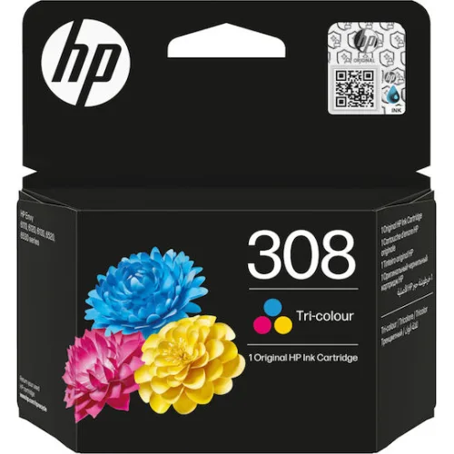 HP Μελάνι Inkjet No.308 Tri-Color (7FP20UE) (HP7FP20UE)