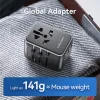 VENTION 3-Port USB (C + A + A) Universal Travel Adapter (20W/18W/18W) Black (FJEB0) (VENFJEB0)