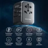 VENTION 3-Port USB (C + A + A) Universal Travel Adapter (20W/18W/18W) Black (FJEB0) (VENFJEB0)