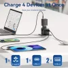 VENTION 3-Port USB (C + A + A) Universal Travel Adapter (20W/18W/18W) Black (FJEB0) (VENFJEB0)