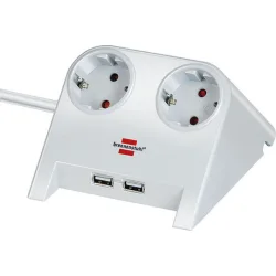Brennenstuhl Πολύπριζο Aσφαλείας 2 Θέσεων με 2 USB-A και Καλώδιο 1.8mΚωδικός: 1153520222