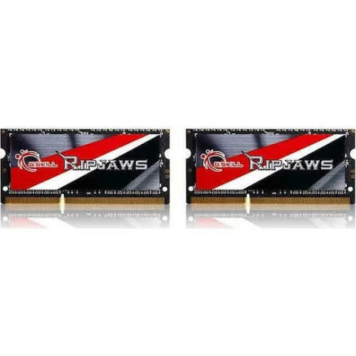 G.Skill Ripjaws DDR3 16GB RAM με 2x8GB Modules και Ταχύτητα 1600 για Laptop (F3-1600C9D-16GRSL)