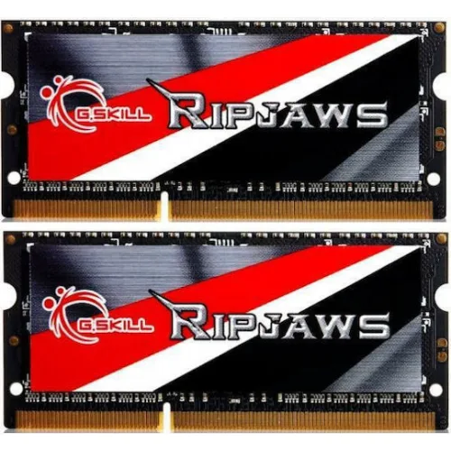 G.Skill Ripjaws DDR3 16GB RAM με 2x8GB Modules και Ταχύτητα 1600 για Laptop (F3-1600C9D-16GRSL)