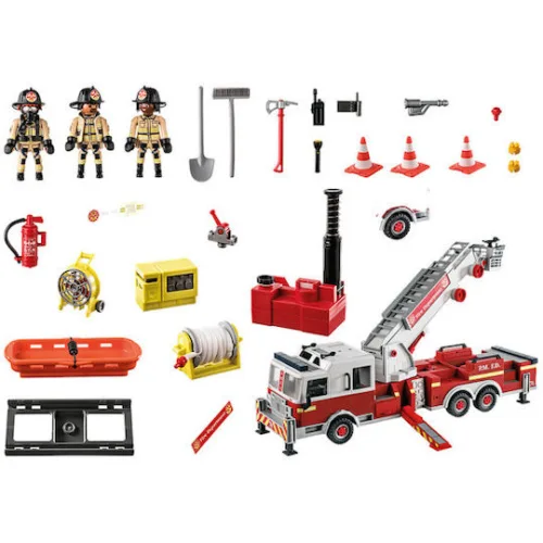 Playmobil City Action Fire Engine with Tower Ladder για 5-10 ετώνΚωδικός: 70935
