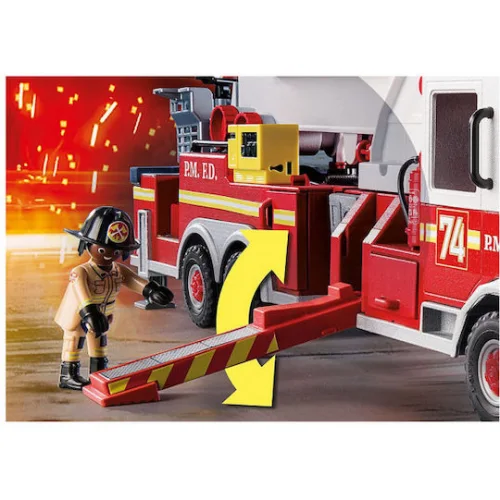 Playmobil City Action Fire Engine with Tower Ladder για 5-10 ετώνΚωδικός: 70935