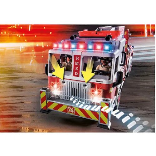 Playmobil City Action Fire Engine with Tower Ladder για 5-10 ετώνΚωδικός: 70935