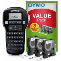 Ετικετογράφος DYMO Labelmanager 160 (QWERTY) with 3 D1 Tapes (2181011) (DYMLM160-SET)