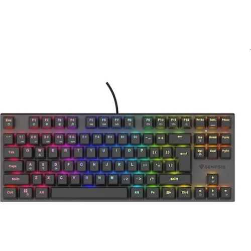 Genesis Gaming Keyboard Thor 303 Tkl Black US  Mechanical RGB, Silent Switch, Hot Swap (NKG-1881) (GNSNKG-1881)