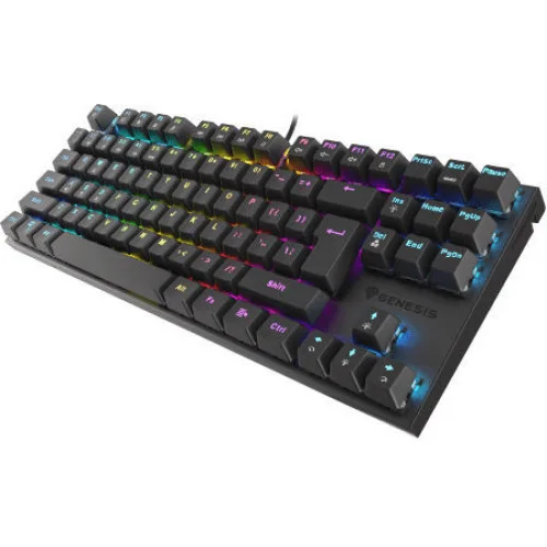 Genesis Gaming Keyboard Thor 303 Tkl Black US  Mechanical RGB, Silent Switch, Hot Swap (NKG-1881) (GNSNKG-1881)