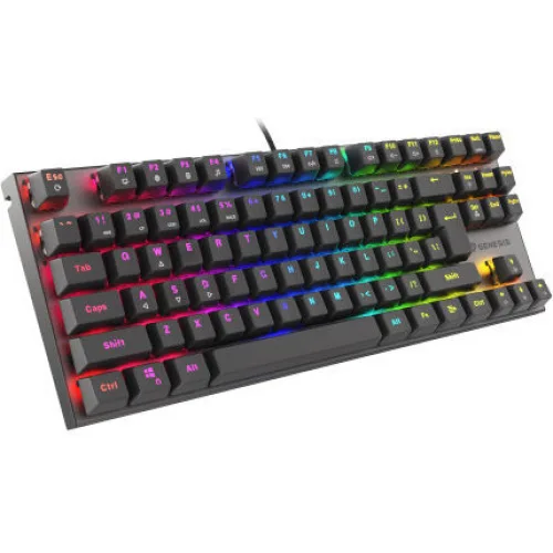 Genesis Gaming Keyboard Thor 303 Tkl Black US  Mechanical RGB, Silent Switch, Hot Swap (NKG-1881) (GNSNKG-1881)
