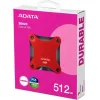 Adata SSD External SD620 512g U3.2a 520/460 MB/s Red (SD620-512GCRD) (ADASD620-512GCRD)