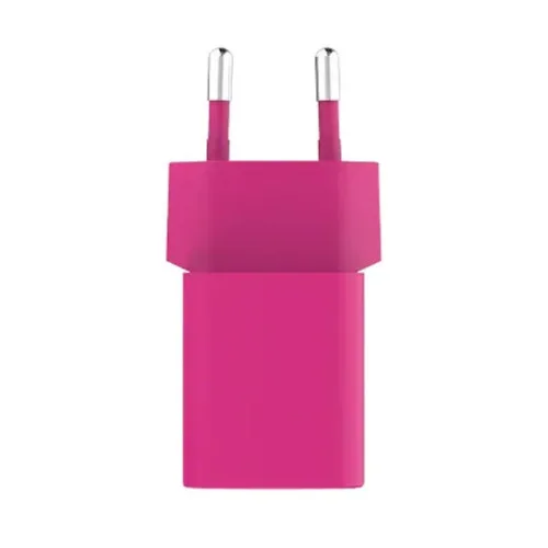 ttec SmartCharger GAN 45W PD Travel Fast Charger+ USB-C - USB-C 3A Cable Neon Pink (2SCG45CNP) (TTEC2SCG45CNP)