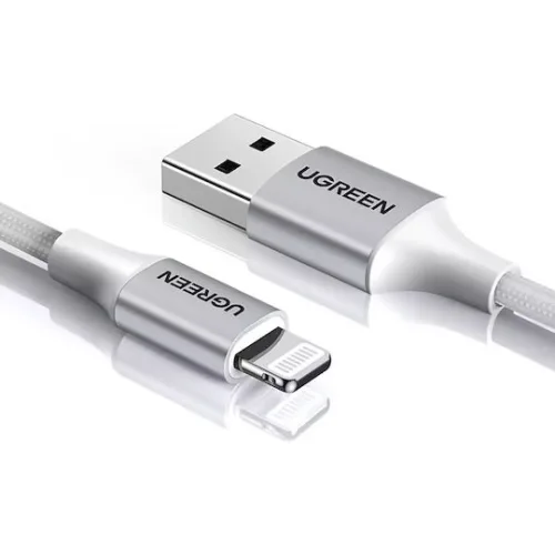 Ugreen US199 USB-A to Lightning Cable Γκρι 2m (60163)