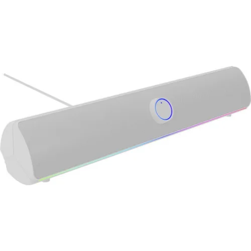 Genesis Gaming Soundbar Helium 312BT, 2.0 Bluetooth, White (NCS-2305) (GNSNCS-2305)