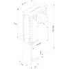 Newstar Βάση Γραφείου Πύργου Υπολογιστή CPU-D100BLACK
