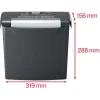 Rexel Momentum S206 Strip Paper Shredder (2104568EU) (REX2104568EU)