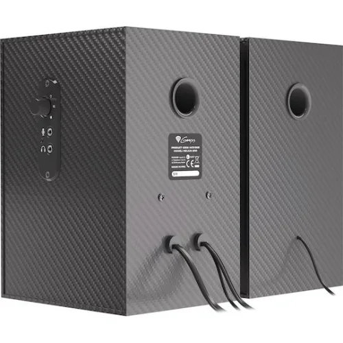 Genesis Gaming Speakers Helium 200, 2.0 Black. Wood (NCS-1305) (GNSNCS-1305)