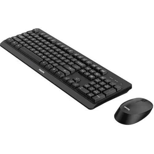 Philips Σετ Πληκτρολόγιο & Ποντίκι Αγγλικό US (SPT6307BL) (PHISPT6307BL)