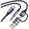 Ugreen Κάρτα ήχου CM772 USB-C σε 3 5 mm + USB-C/A (45009) (UGR45009)