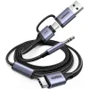Ugreen Κάρτα ήχου CM772 USB-C σε 3 5 mm + USB-C/A (45009) (UGR45009)