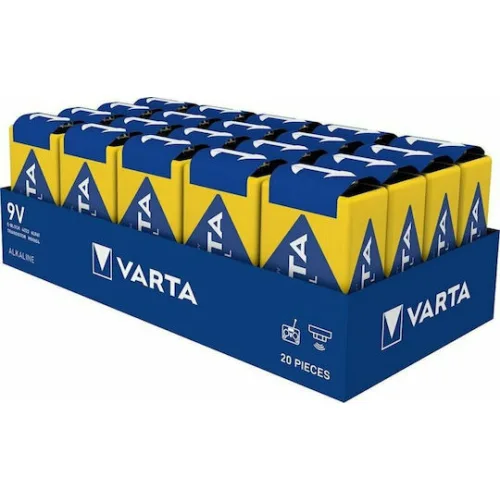 Varta Industrial PRO 6LR61/9V 4022 (tray) 20x Alkaline Battery  (VART12033)